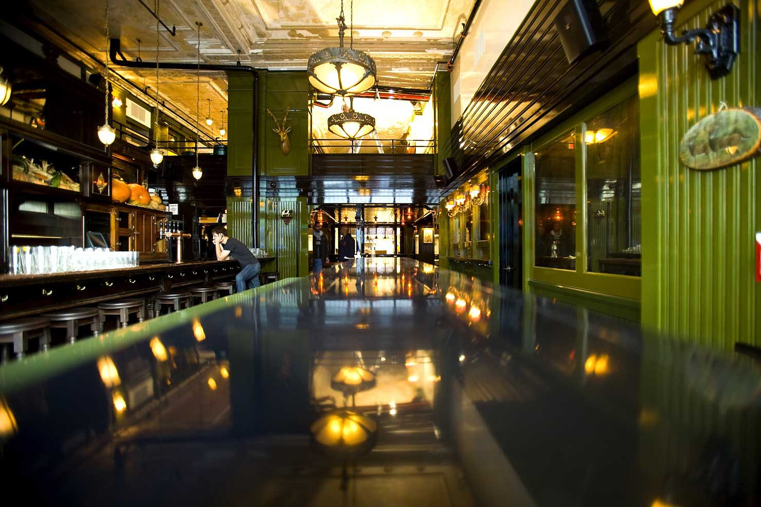 The Breslin, restaurant interior in Manhattan built by AIK Renovations, New York general contractor